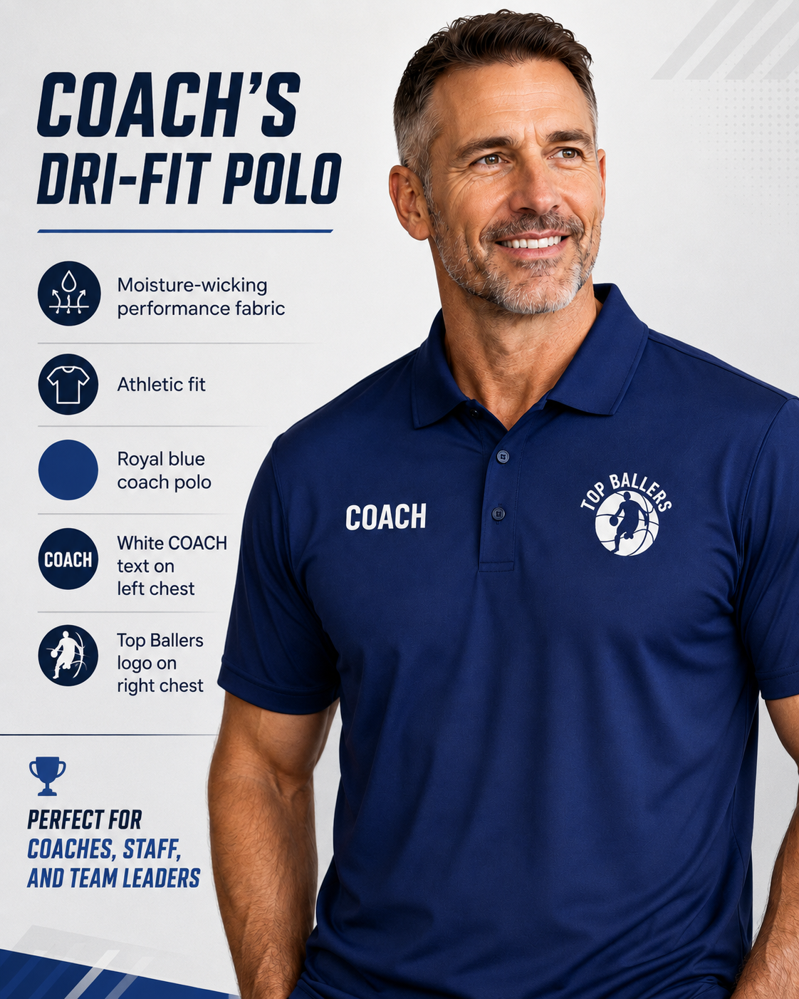 Coach's Drifit Polo
