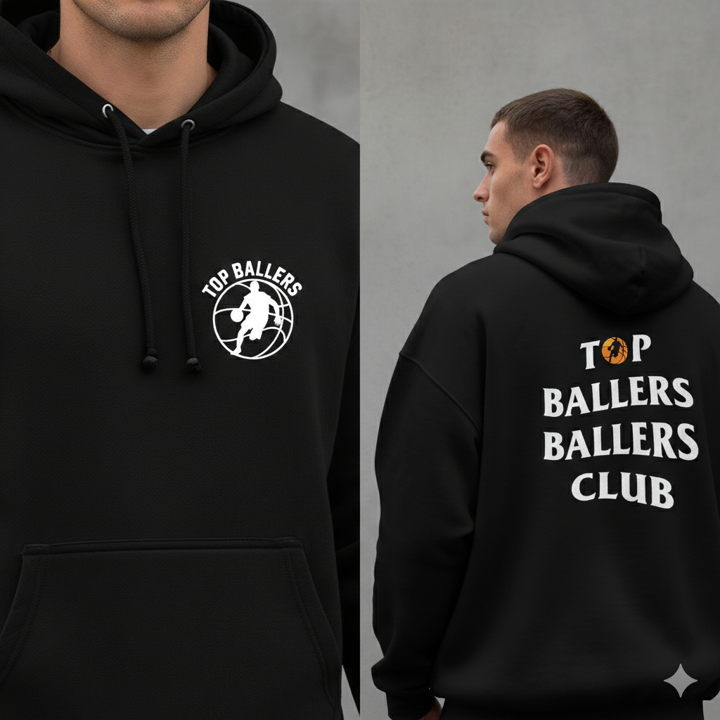 The "Elite Court" Heavyweight Hoodie | Top Ballers Club