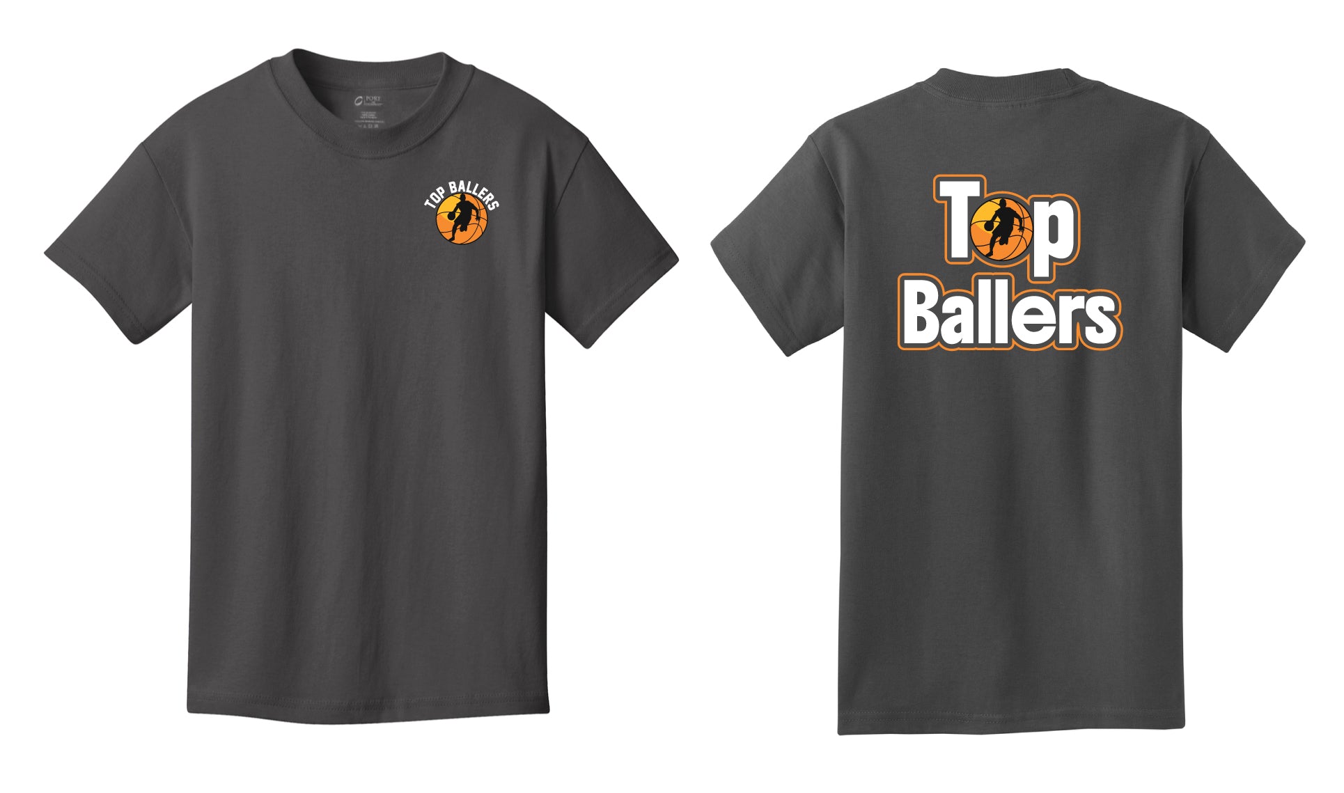 Dark Grey Shirt Top Ballers