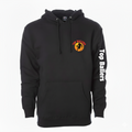 Top Ballers™ Heavyweight Hoodie – Black (10oz)
